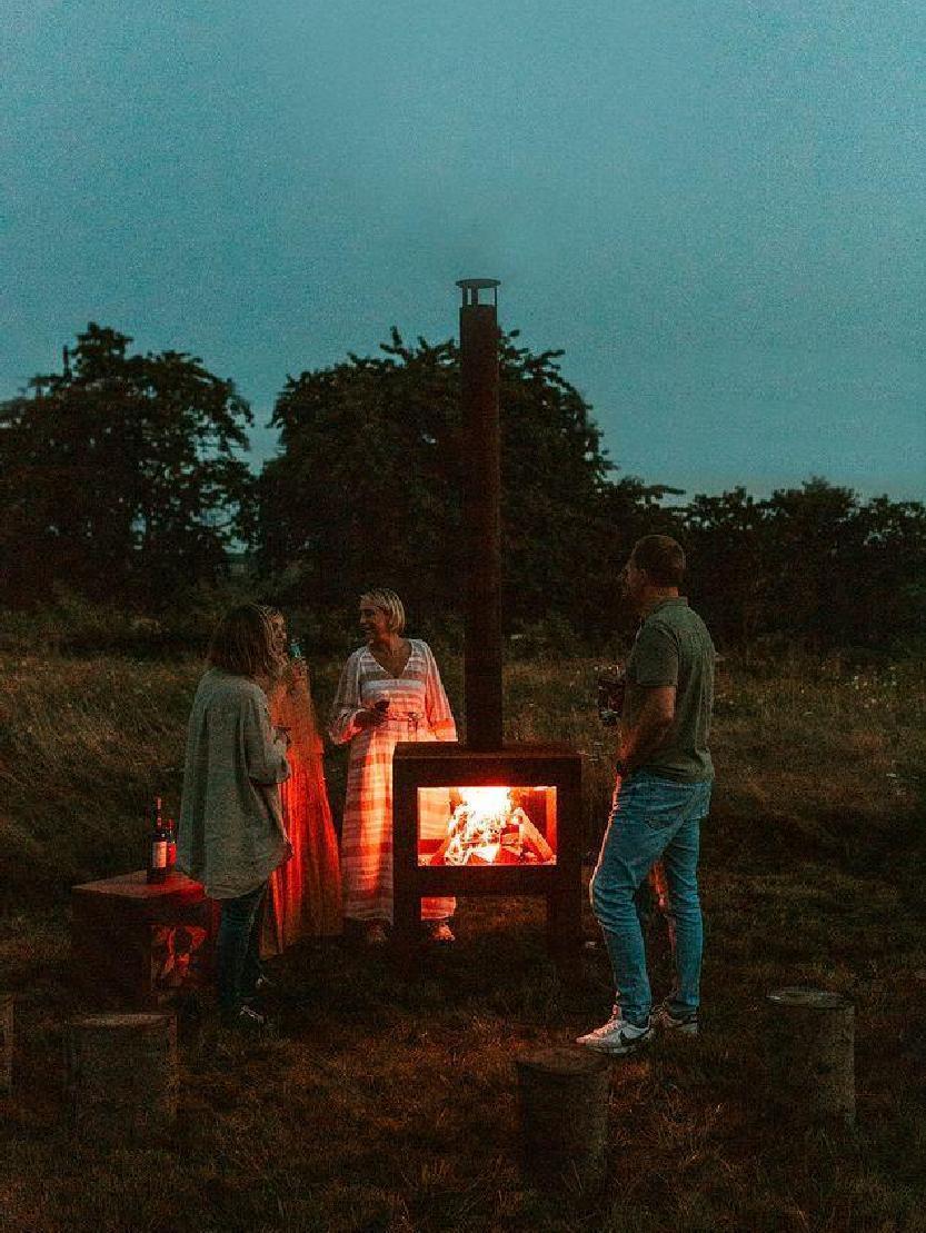 Heart -warming outdoor moments with a Woodchuck outdoor stove